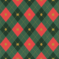 Argyle Paper Napkins