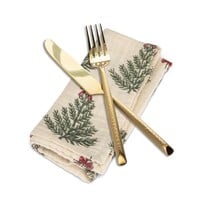 Serviettes de table Sapins avec boucles