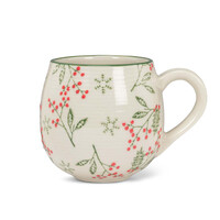 Rounded Holly Mug