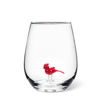 Verre avec cardinal