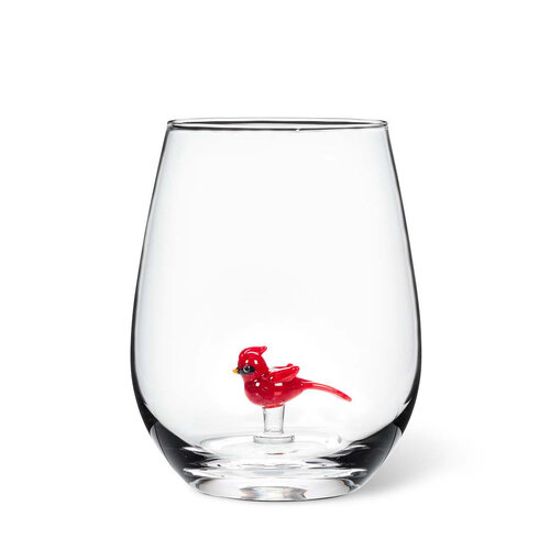 Verre avec cardinal