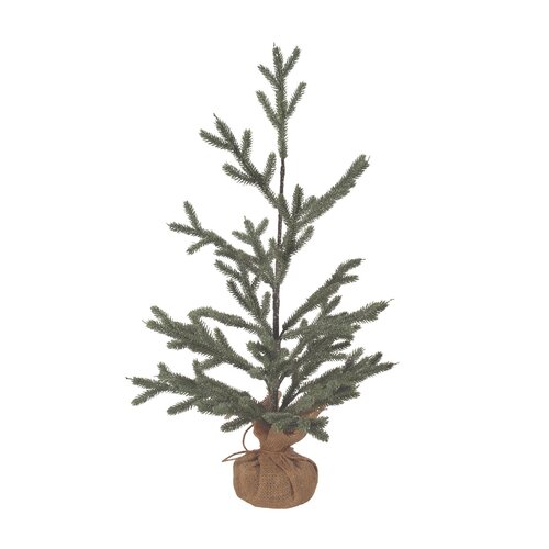 Glitter Christmas Tree with Jute Base