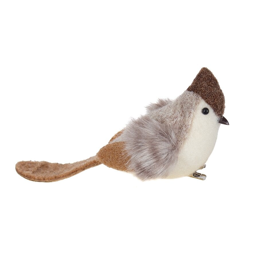 Grey and Brown Bird Ornament - Photo 0