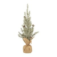 Large Pale Green Christmas Tree with Jute Base