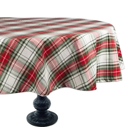 Nappe à carreaux Célébration Ronde 72 pouces