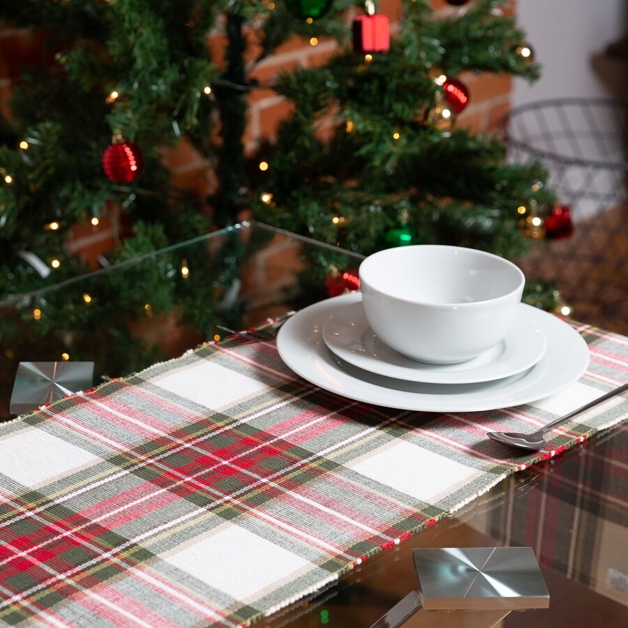 Plaid Celebration Table Runner 72 inches - Photo 1