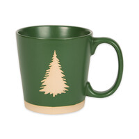 Tasse Sapin en céramique verte