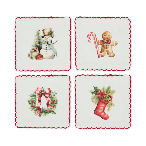 Christmas Magic Cocktail Napkins, Set of 4