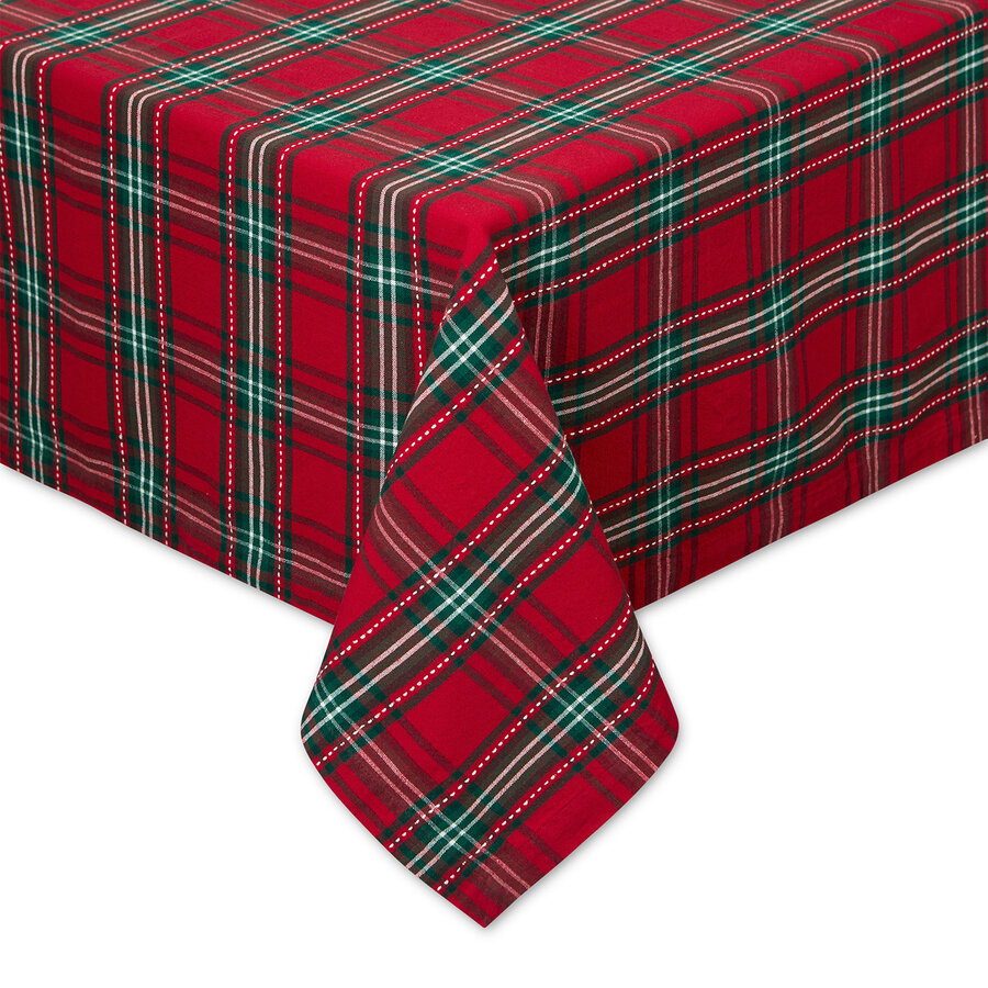 Holiday Tartan Plaid Tablecloth 60 x 84 inches - Photo 0