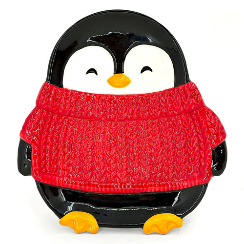 Penguin Plate 20.5 x 22 cm