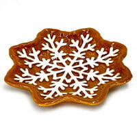 Assiette Flocon pain d'épices
