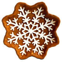 Assiette Flocon pain d'épices