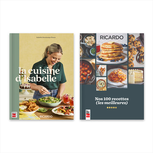 Combo La Cuisine d'Isabelle + Nos 100 recettes (les meilleures) RICARDO