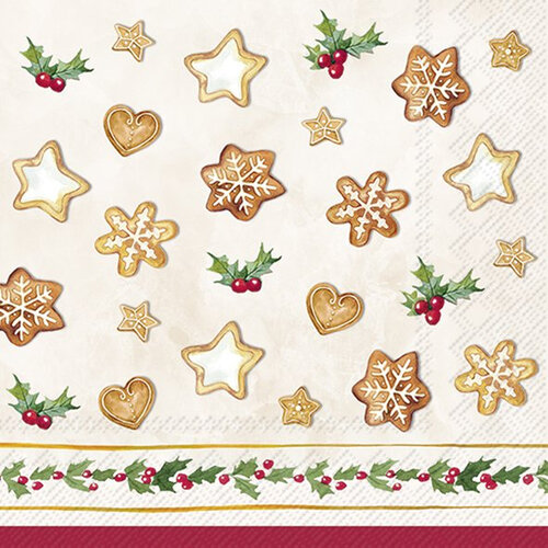 Cookie Garland Paper Cocktail Napkins