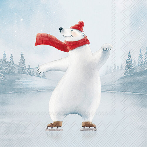 Dancing on Ice Paper Napkins