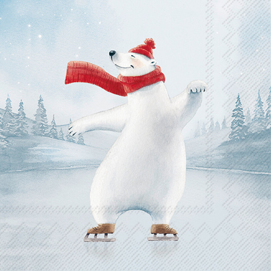 Dancing on Ice Paper Napkins - Photo 0
