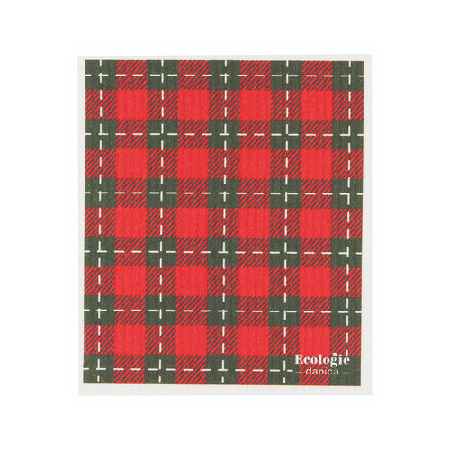 Tartan Swedish Dishcloth