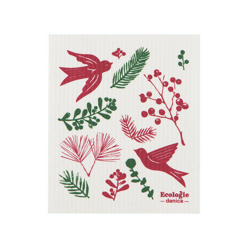 Winterberry Swedish Dishcloth