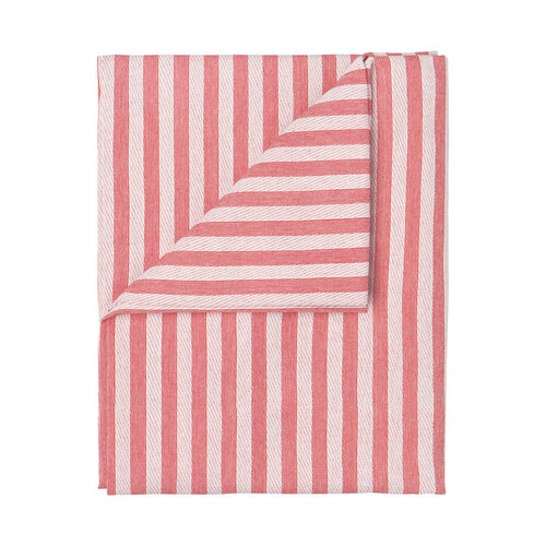 Nappe à rayures menthe poivrée 60 x 120 pouces