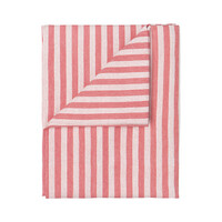 Nappe à rayures menthe poivrée 60 x 84 pouces