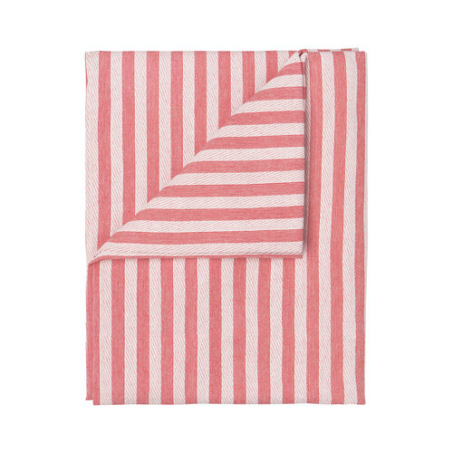 Nappe à rayures menthe poivrée 60 x 84 pouces