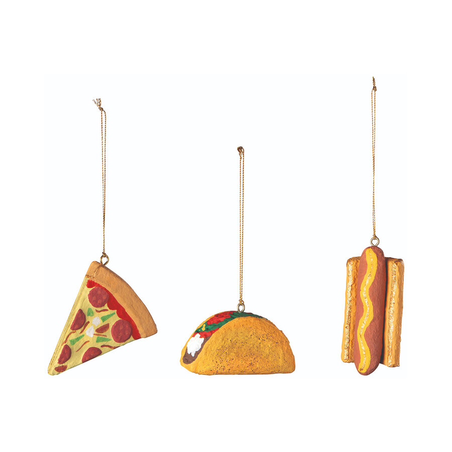 Ornements en feutre Fast Food - ensemble de 3 - Photo 0