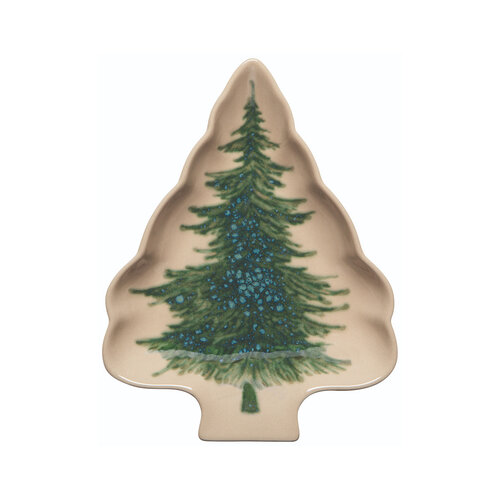 Plat de Noël en forme de sapin