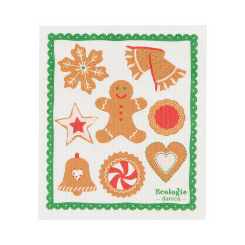 Swedish Dishcloth Holiday Cookies Pattern