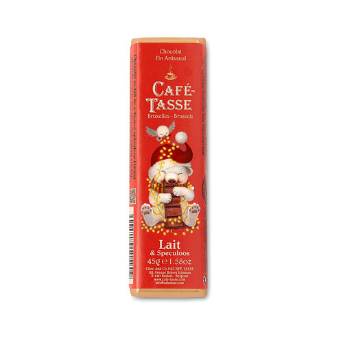 Barre chocolat au lait au speculoos 45g