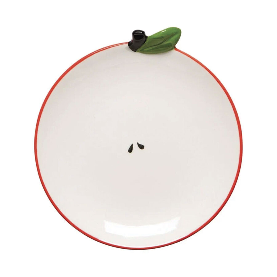 Assiette en forme de pomme 6.5 po - Photo 0