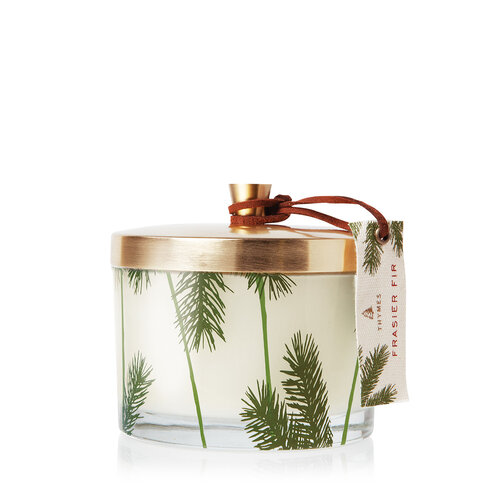 Pine Needle and Balsam Fir Scented 11.5 oz 3-Wick Candle with Lid