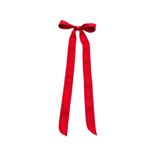 Long Red Fabric Loop