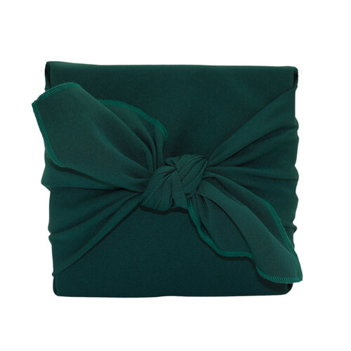 Furoshiki Large 45 x 45 inches Forest Green