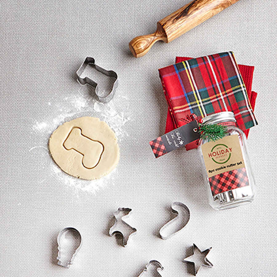 Ensemble pot à biscuits et emporte-pièces Noël - Photo 2