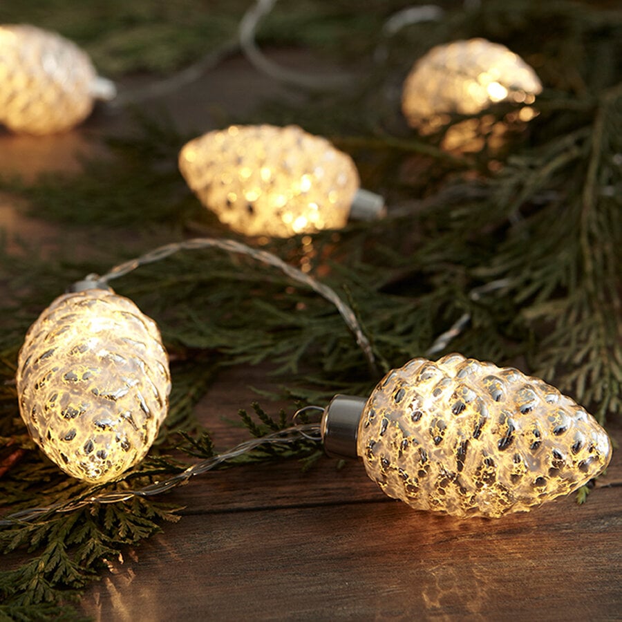Pine Cone LED String Lights - Photo 1