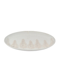 Plateau de service Hivernal ovale