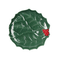 Plateau de service rond vert Holly
