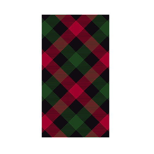 Christmas Plaid Guest Napkin