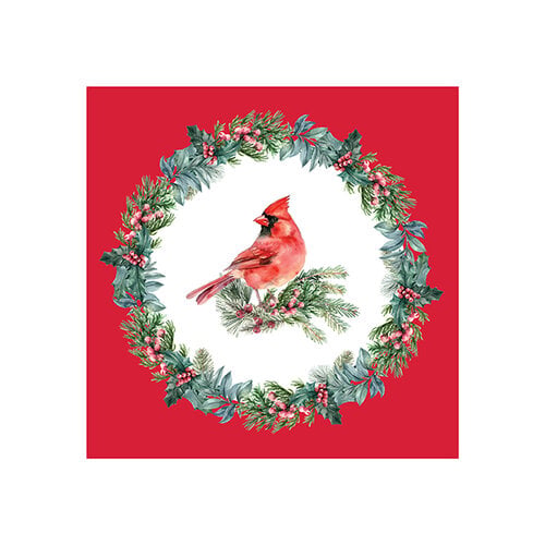 Crown Cardinal Paper Napkins