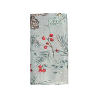 Serviettes de table Botanique Hivernale - ensemble de 4