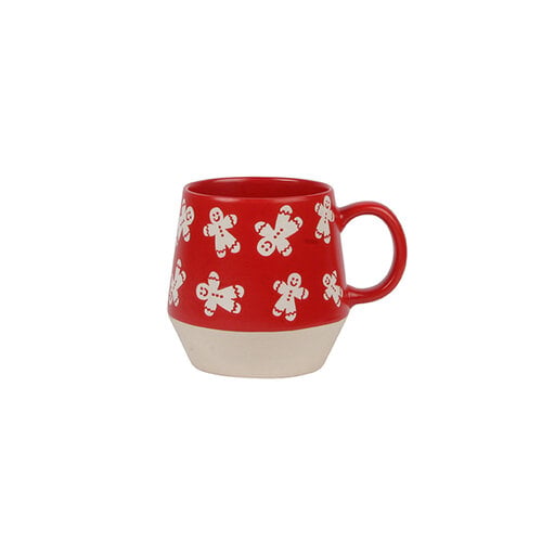 Tasse rouge Bonhomme de pain d'épices
