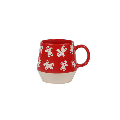 Tasse rouge Bonhomme pain d'épice