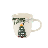 Tasse de Noël Sapin et houx