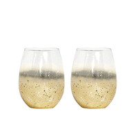 Verre à vin sans pied Célébration Gold