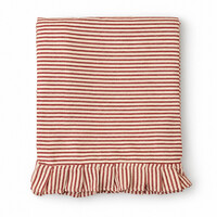 Nappe à rayures rouges 60 x 110 pouces
