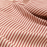 Nappe à rayures rouges 60 x 110 pouces