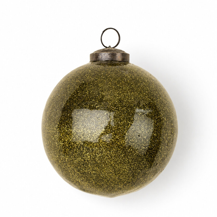 Boule scintillante Moss en verre, grand format - Photo 0