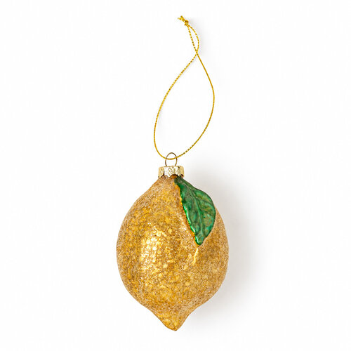 Lemon Drop Glass Ornament