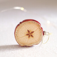 Ornement en verre - Pomme épicée