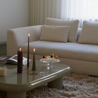 Ester & Erik Matte Grass Green Cone Candle, 25 cm